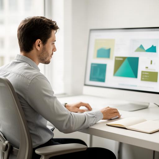 Laxmi Oeri, Dashboard-Architektin, bei der Arbeit an einer klaren Datenansicht